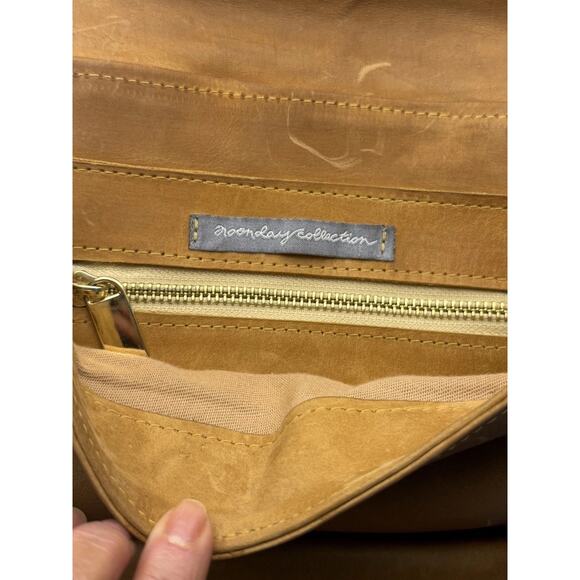 Noonday Collection Homesteader Convertible Backpack Tan Leather -Defect Area - Picture 6 of 15